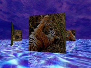 3D Custom Screensaver Screenshot